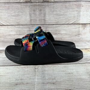 Chaco Sandals Kids Size 4 Chillos Tie Dye Slip On Outdoors Sport Slide